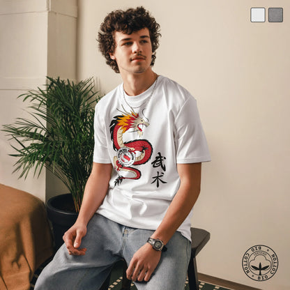 Camiseta Dragón de algodón orgánico Unisex