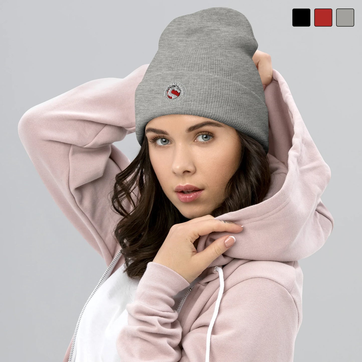 Gorro Dragón con borde vuelto