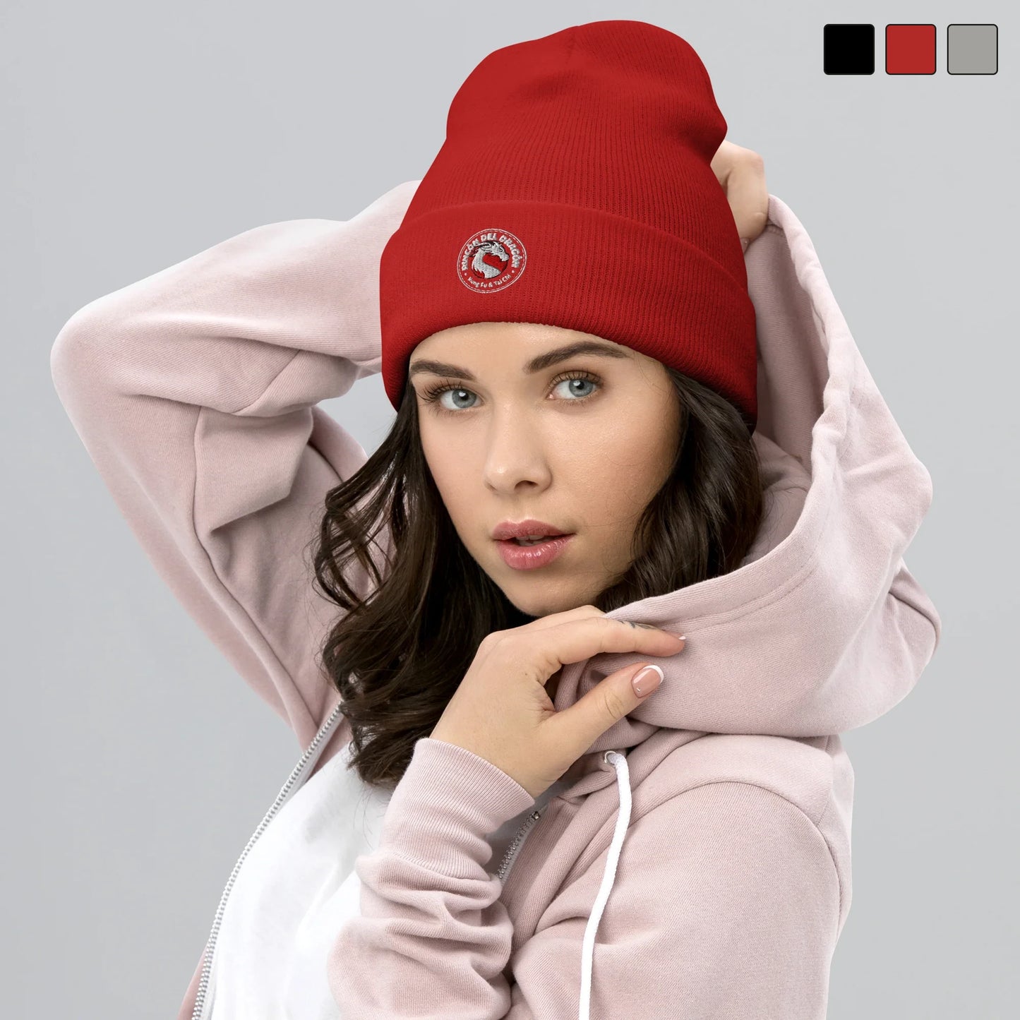 Gorro Dragón con borde vuelto