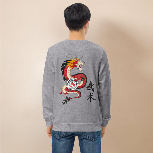 Sudadera Dragón orgánica unisex [gris]